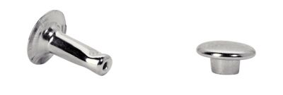 Rivet tubulaire vendu par 25 Rapid 5000414 en acier Ø 7 x L.9 mm Ø de la tige 3 mm