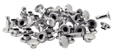 Rivet tubulaire vendu par 25 Rapid 5000414 en acier Ø 7 x L.9 mm Ø de la tige 3 mm