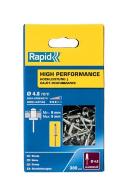 Rivets Haute performance Rapid Ø4.8 x 12 mm
