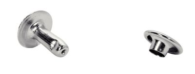 Rivets tubulaires Rapid 8 x 3 x 9mm, lot de 25 pièces