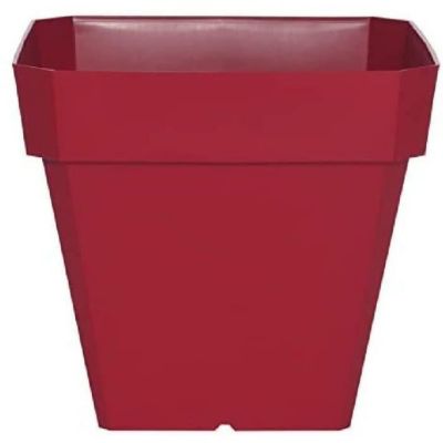 RIVIERA Pot de fleurs carre Soleilla en plastique - 49 x 49 x H 50 cm ...