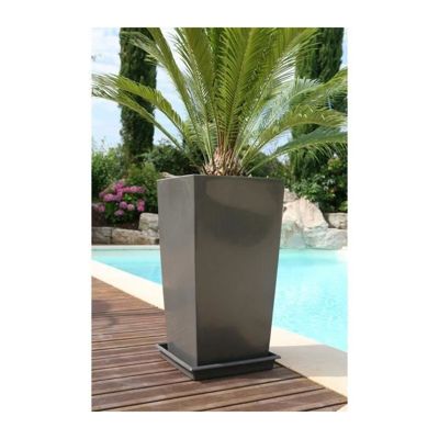 Vase À Fleur En Métal Vintage Bidon De Galvanisé Rustique Shabby Chic