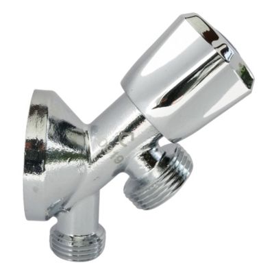 Robinet à clapet pour alimenter une machine à laver Entrée Mâle 1/2" - Sortie Mâle 3/4" en parallèle Somatherm for you