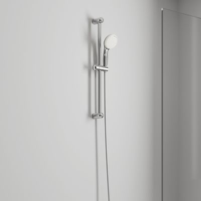 Robinet bain thermostatique GROHE Grohtherm 800 avec ensemble de douche 2 jets et colonnettes