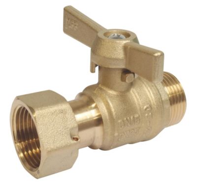 Robinet compteur mâle 3/4 écrou libre 3/4 Somatherm for you