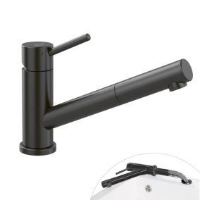 Robinet cuisine rabattable VILLEROY ET BOCH Como Shower window Anthracite