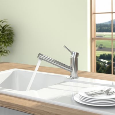 Robinet cuisine rabattable VILLEROY ET BOCH Como Shower window inox