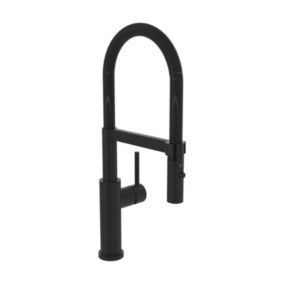 Robinet cuisine semi-pro VILLEROY ET BOCH Steel expert 2.0 noir mat