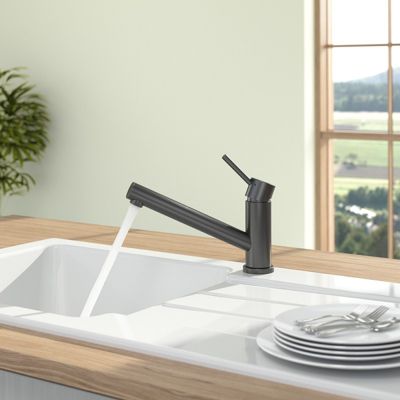 Robinet cuisine VILLEROY ET BOCH Como Shower anthracite