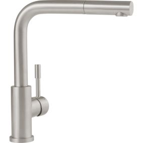 Robinet cuisine VILLEROY ET BOCH Steel Shower acier massif