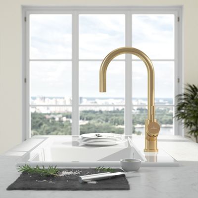 Robinet cuisine VILLEROY ET BOCH Umbrella flex or mat