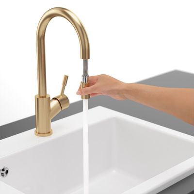 Robinet cuisine VILLEROY ET BOCH Umbrella flex or mat