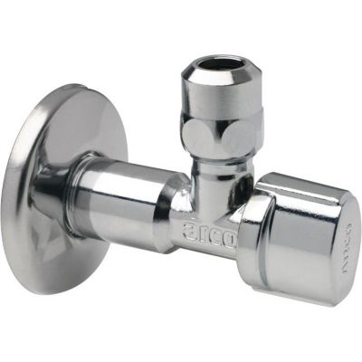 Robinet d'arrêt équerre sur rosace à manette - Nova - Arco - M 1/2' - Bicône Diamètre 10 mm