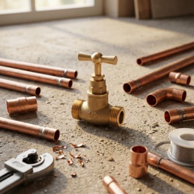 Robinet d'arrêt Mâle / Mâle 15/21 Diall