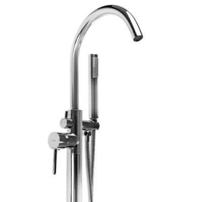 Robinet De Baignoire Au Sol Rea Lungo Chrome