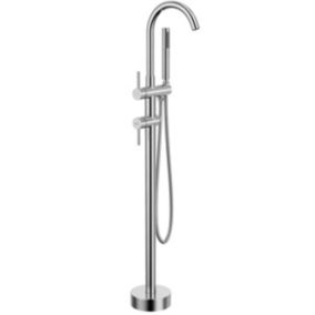 Robinet de baignoire autoportant REA Lungo ortis chrome