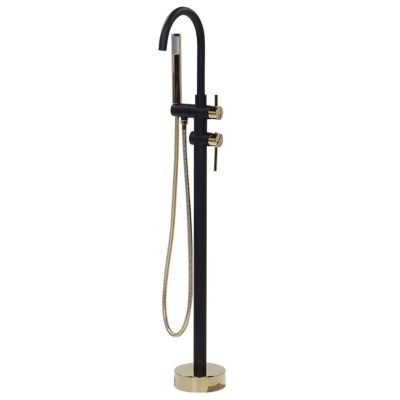 Robinet de baignoire autoportante TUGELA Noir/doré