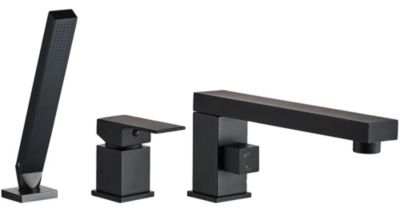 Robinet de baignoire REA Glen Black Trois Parties