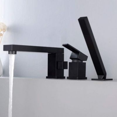 Robinet de baignoire REA Glen Black Trois Parties
