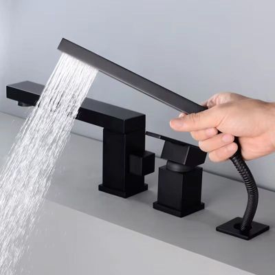 Robinet de baignoire REA Glen Black Trois Parties