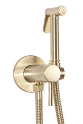 Robinet de bidet encastré REA Lungo loop gold brush