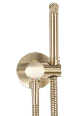 Robinet de bidet encastré REA Lungo loop gold brush
