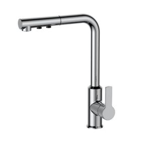 Robinet de cuisine 0015 en laiton chromé collection Erymanthe