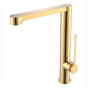 Robinet de cuisine 015 en laiton doré collection Halys
