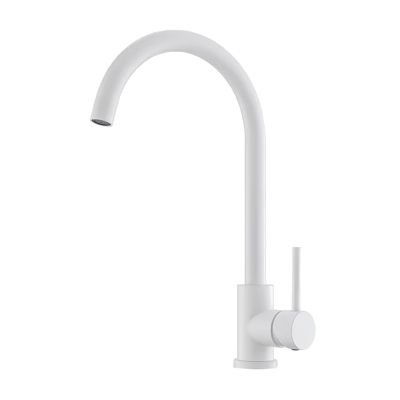 Robinet de cuisine 024 en laiton blanc collection Argolide