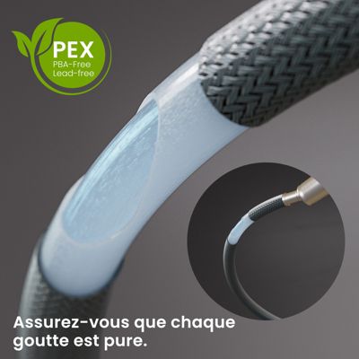 Robinet de Cuisine avec Douchette Extractible, CECIPA Max Mitigeur Cuisine en Inox Mitigeur d'Évier avec 2 Modes de Sortie D'eau