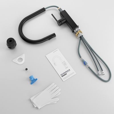 Robinet de Cuisine avec Douchette Extractible, CECIPA Max Mitigeur Cuisine en Inox Mitigeur d'Évier avec 2 Modes de Sortie D'eau