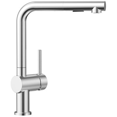 Robinet de Cuisine avec Douchette Extractible, Mitigeur Cuisine en Inox Mitigeur d'Évier avec 2 Modes de Sortie D'eau, Brossé
