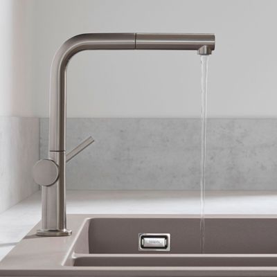 Robinet de cuisine avec douchette HANSGROHE Talis M54 270 sBox aspect acier inox