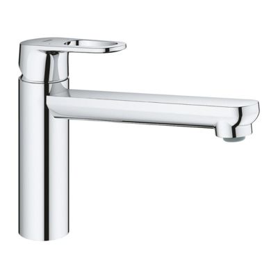 Robinet de cuisine bec médium GROHE Start Flow Quickfix chromé