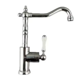 Robinet de cuisine en laiton 025 en laiton chromé collection Erymanthe