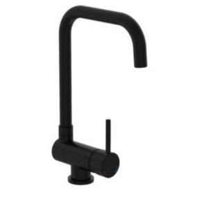 Robinet de cuisine - FLEX bec haut rabattable noir