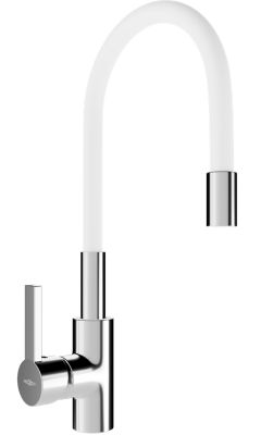 Robinet de cuisine flexible Mexen Flex chrom/blanc 40x21 cm