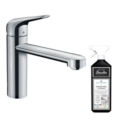 Robinet de cuisine HANSGROHE Focus M42 120 chromé + nettoyant Briochin