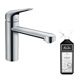 Robinet de cuisine HANSGROHE Focus M42 120 CoolStart chromé + nettoyant Briochin