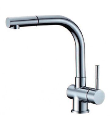 Robinet de cuisine mitigeur évier chromé design