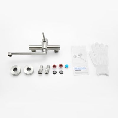 Robinet de Cuisine Mural avec Bec Orientable Cecipa max Mitigeur d'évier Pivotant à 360