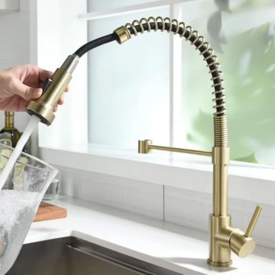 Robinet de cuisine REA Colin Brushed Gold