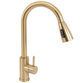 Robinet de cuisine REA Cross Brushed Gold