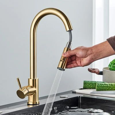 Robinet de cuisine REA Fresh Brushed Gold