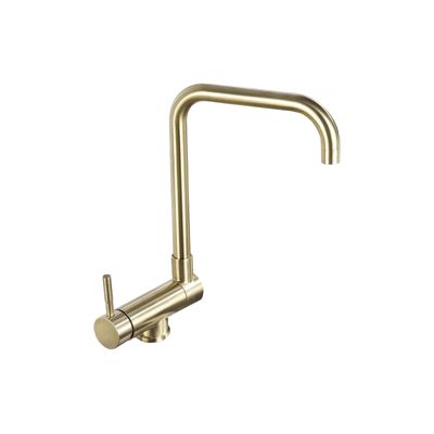 Robinet de cuisine sous-fenêtre Mexen Madox or brossé 32,7 cm