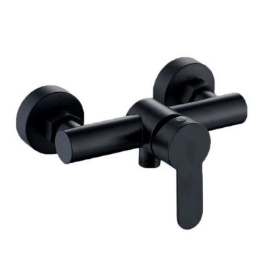 Robinet de douche noir, mitigeur eau chaude/eau froide pour salle de bain, fixation murale, robinet de douche pour la maison