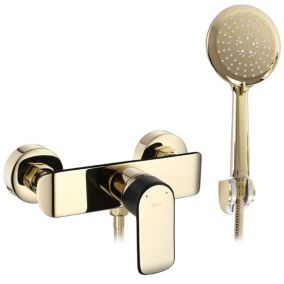 Robinet de douche REA Bloom black gold