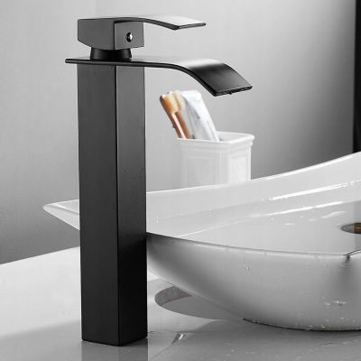 Robinet De Lavabo Calani Lotus High Black
