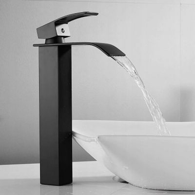 Robinet De Lavabo Calani Lotus High Black