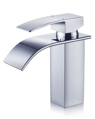 Robinet de Lavabo Cascade, Mitigeur de Lavabo, CECIPA MAX Robinet de Salle de Bain, Lave-mains Monocommande
